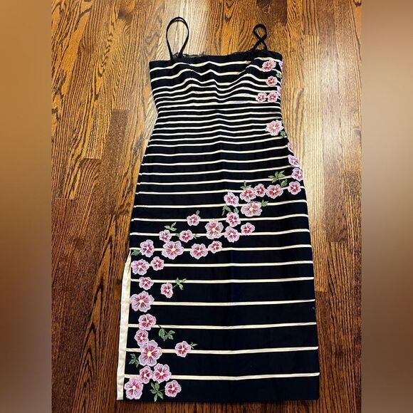 Maeve 12 by Anthropologie Square-Neck Sleeveless Slim Midi Dress - Picture 5 of 9